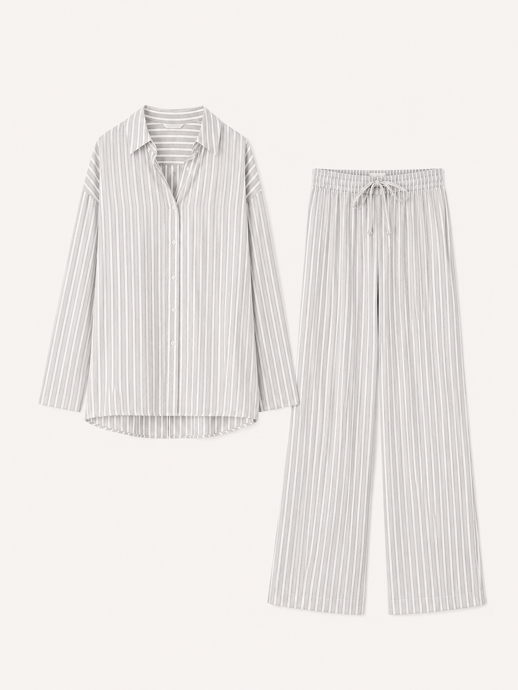 Grey Striped Set